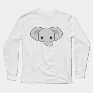 Cute Elephant Long Sleeve T-Shirt